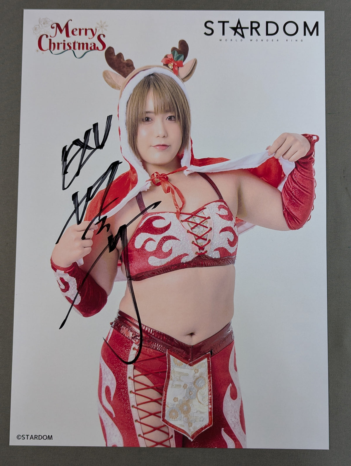 舞華 直筆サイン入り スターダムポートレート(U-6)