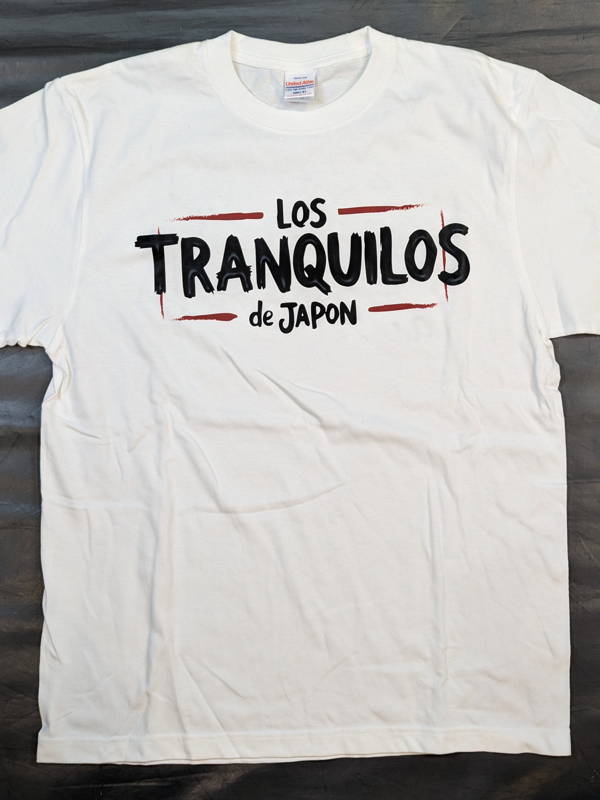 【内藤哲也＆BUSHI 直筆Wサイン入り】LOS TRANQUILOS de JAPON ユニットTシャツ①