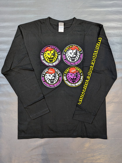 広島東洋カープ×NJPW「四頭四色」ロングスリーブTシャツ(ブラック)
