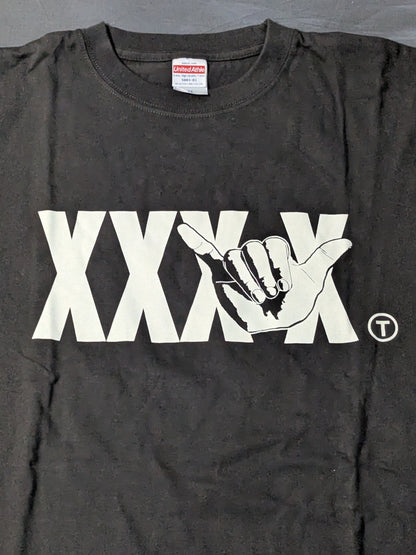 T-Hawk「X-LAB3 ハンドサイン」Tシャツ(チャコール)