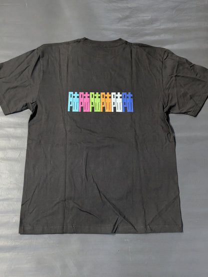 T-Hawk「X-LAB3 ハンドサイン」Tシャツ(チャコール)