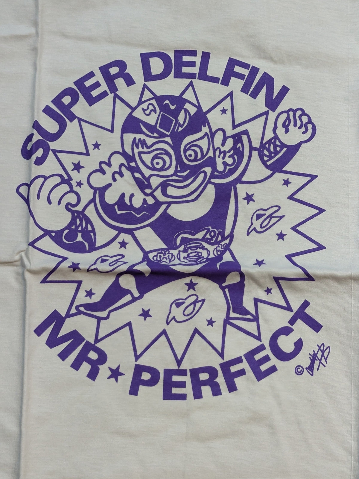スペル・デルフィン「MR★PERFECT」イラストTシャツ