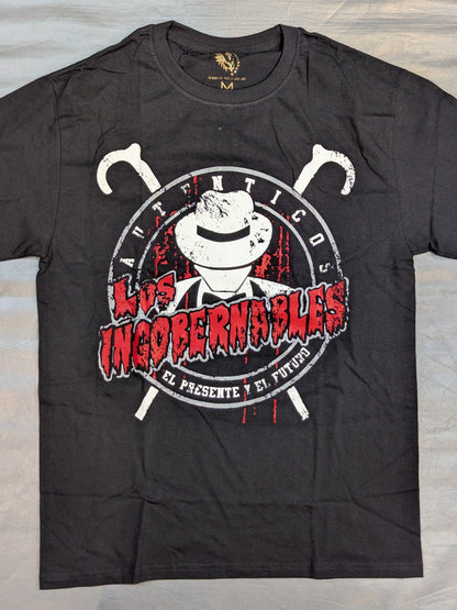 ★ Made ★ in Mexico LOS INGOBERNABLES T-Shirt (2) (Black)