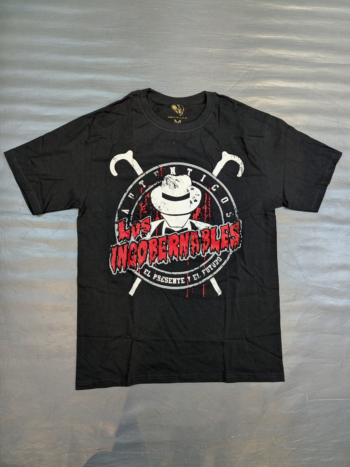 ★ Made ★ in Mexico LOS INGOBERNABLES T-Shirt (2) (Black)