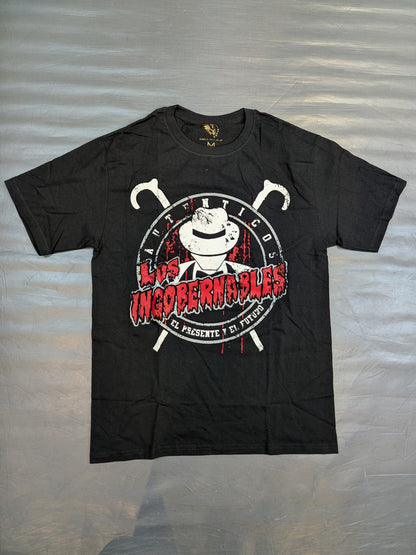 ★ Made ★ in Mexico LOS INGOBERNABLES T-Shirt (2) (Black)