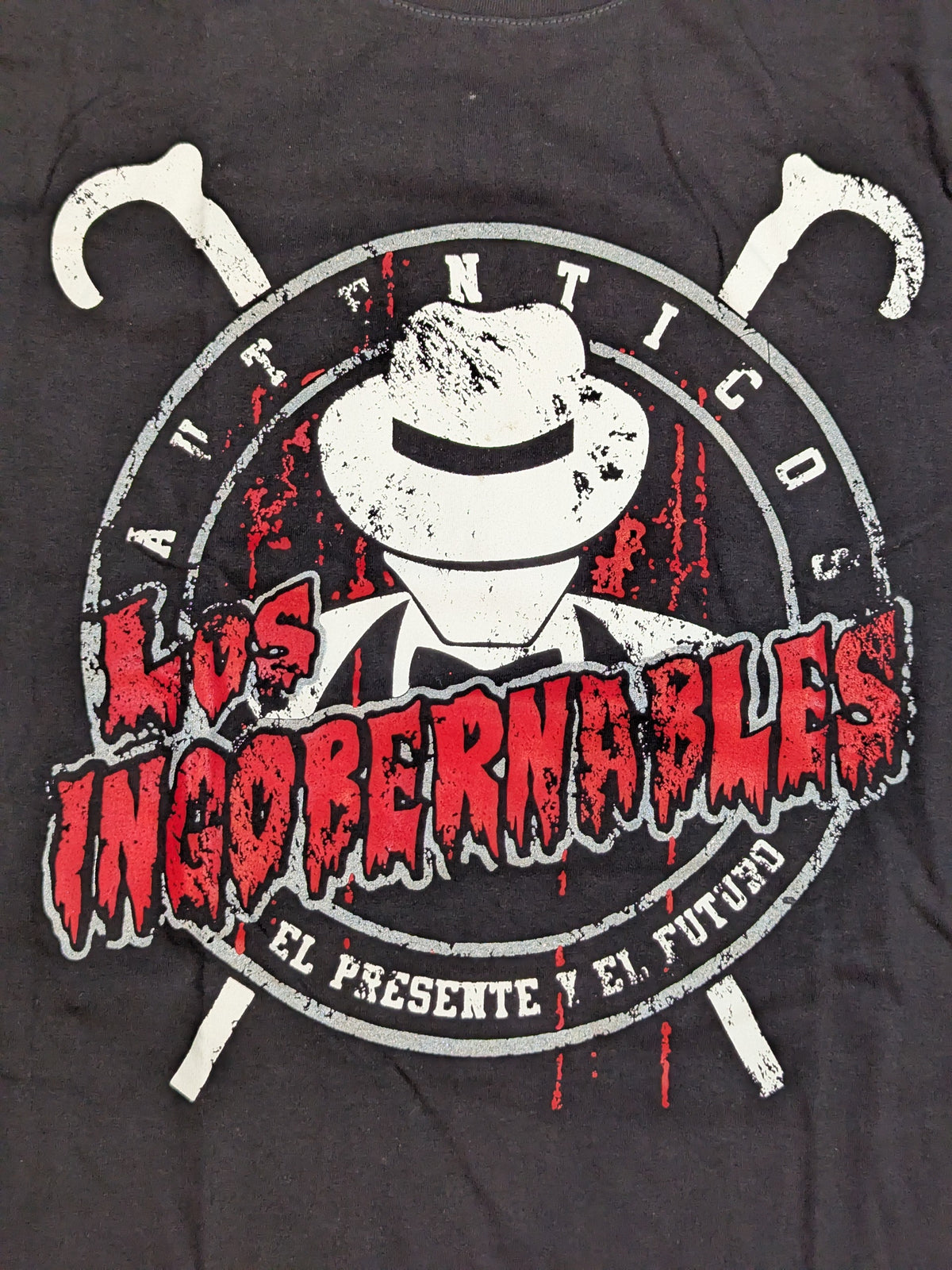 ★ Made ★ in Mexico LOS INGOBERNABLES T-Shirt (2) (Black)