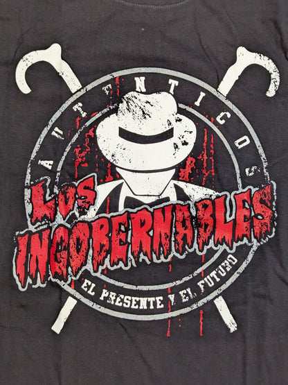 ★ Made ★ in Mexico LOS INGOBERNABLES T-Shirt (2) (Black)