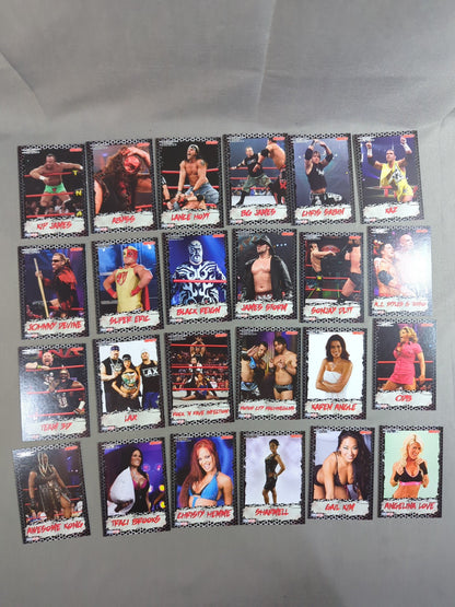 2008 TRISTAR TNA Impact Wrestling Regular Cards 100 Cards Full Complete Set