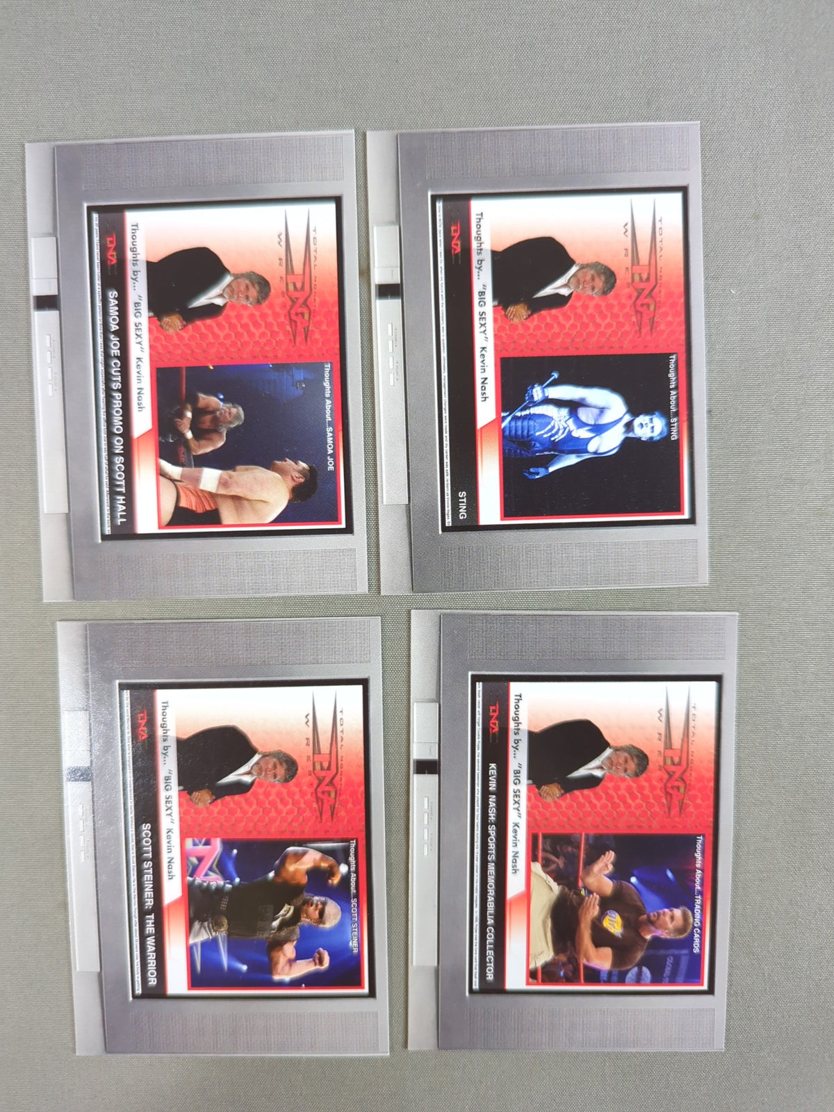2008 TRISTAR TNA Impact Wrestling Regular Cards 100 Cards Full Complete Set