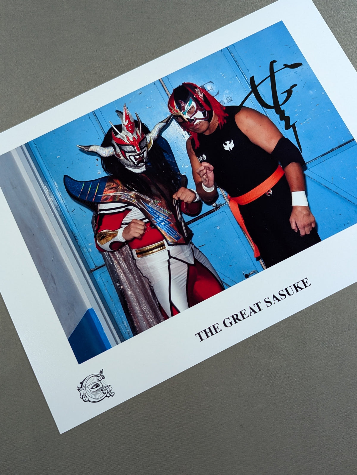 The Great Sasuke  hand signed autograph Pro-Photo  (2)