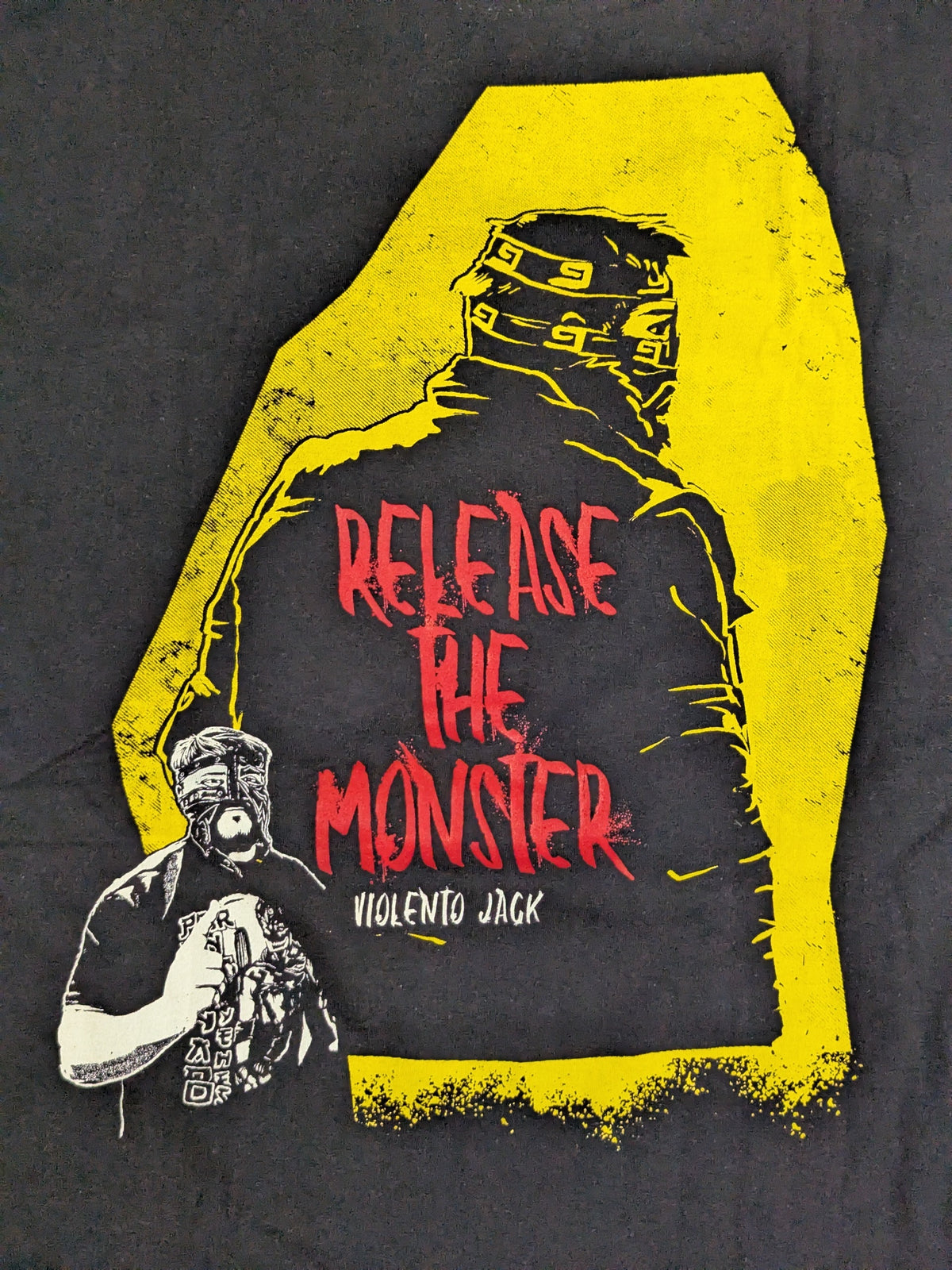 Violento Jack "RELEASE THE MONSTER" Illustration T-Shirt (Black)