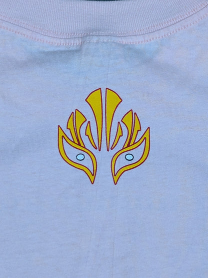 【hand signed autograph】 Magnus Mask Illustration T-Shirt (Pink)