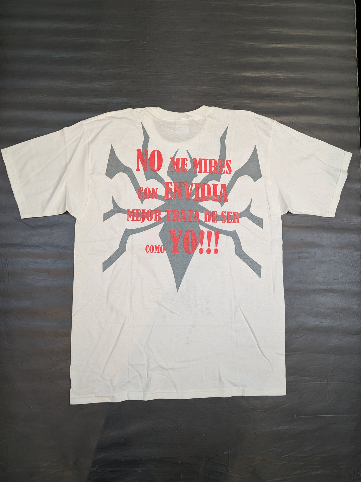 【hand signed autograph】 Volador  Junior Mask Illustration T-Shirt (White)