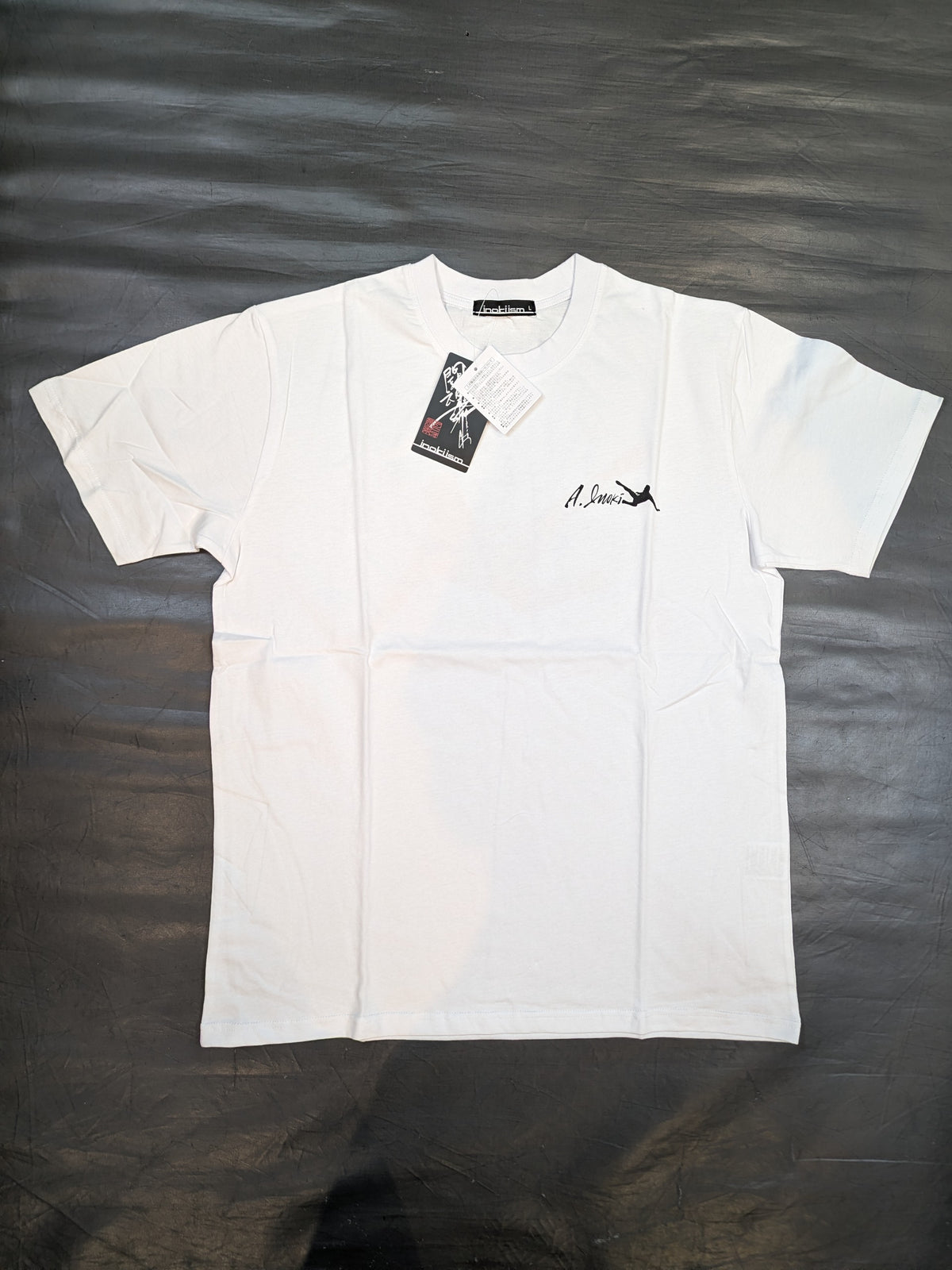 Antonio Inoki × Shimamura T-Shirt (2) (White)