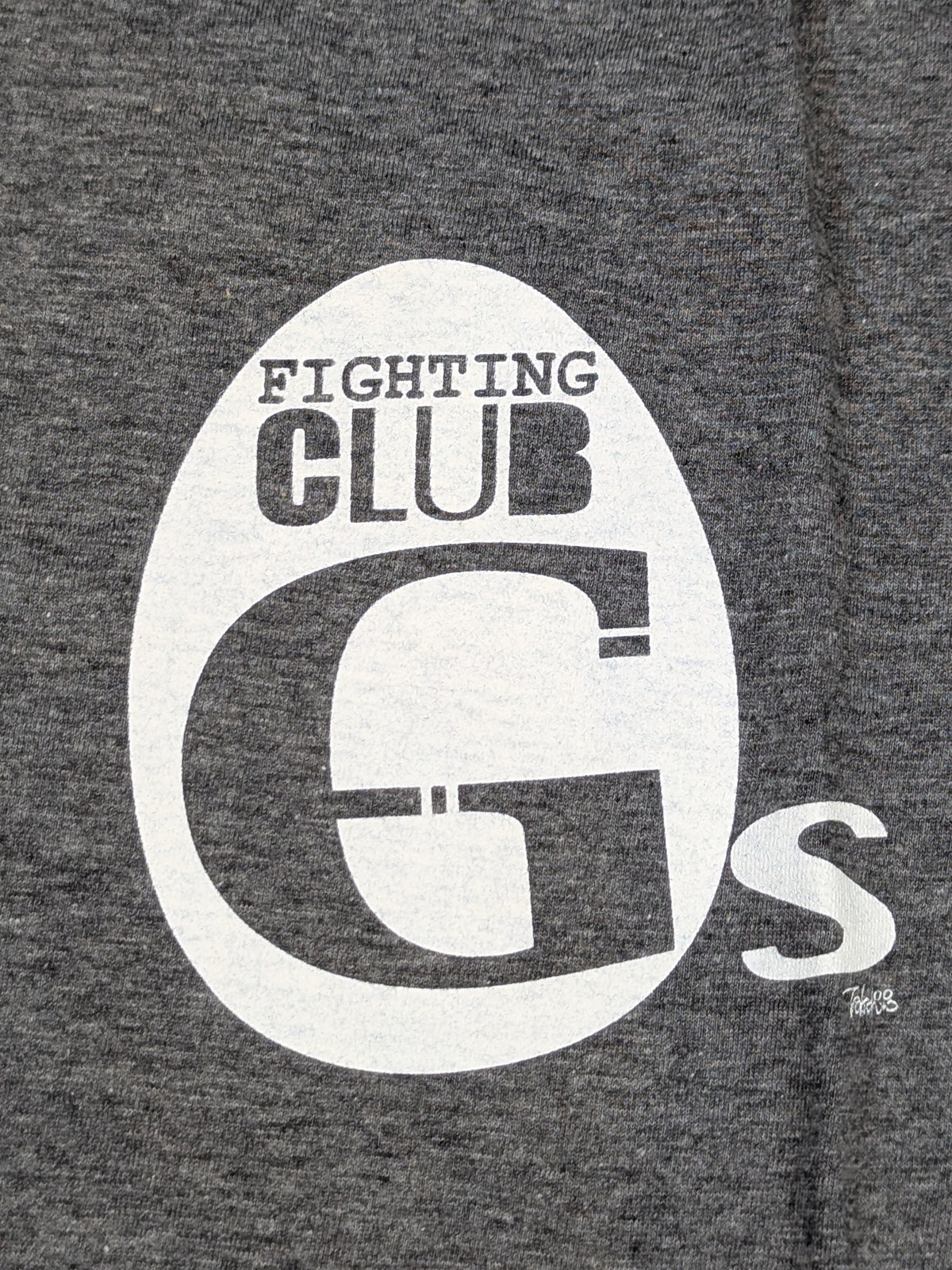 [Manabu Nakanishi  hand signed autograph ] FIGHTING CLUB G EGGS 0004 T-Shirt (Gray)