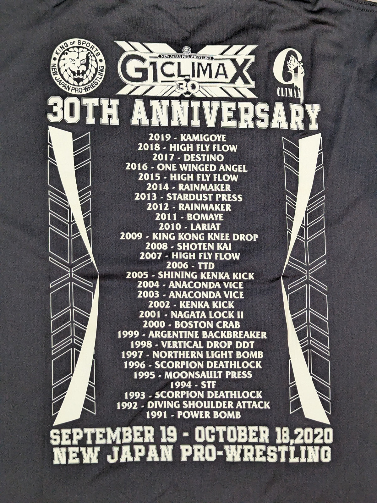 G1 CLIMAX 30 Games Commemorative Dry T-Shirt
