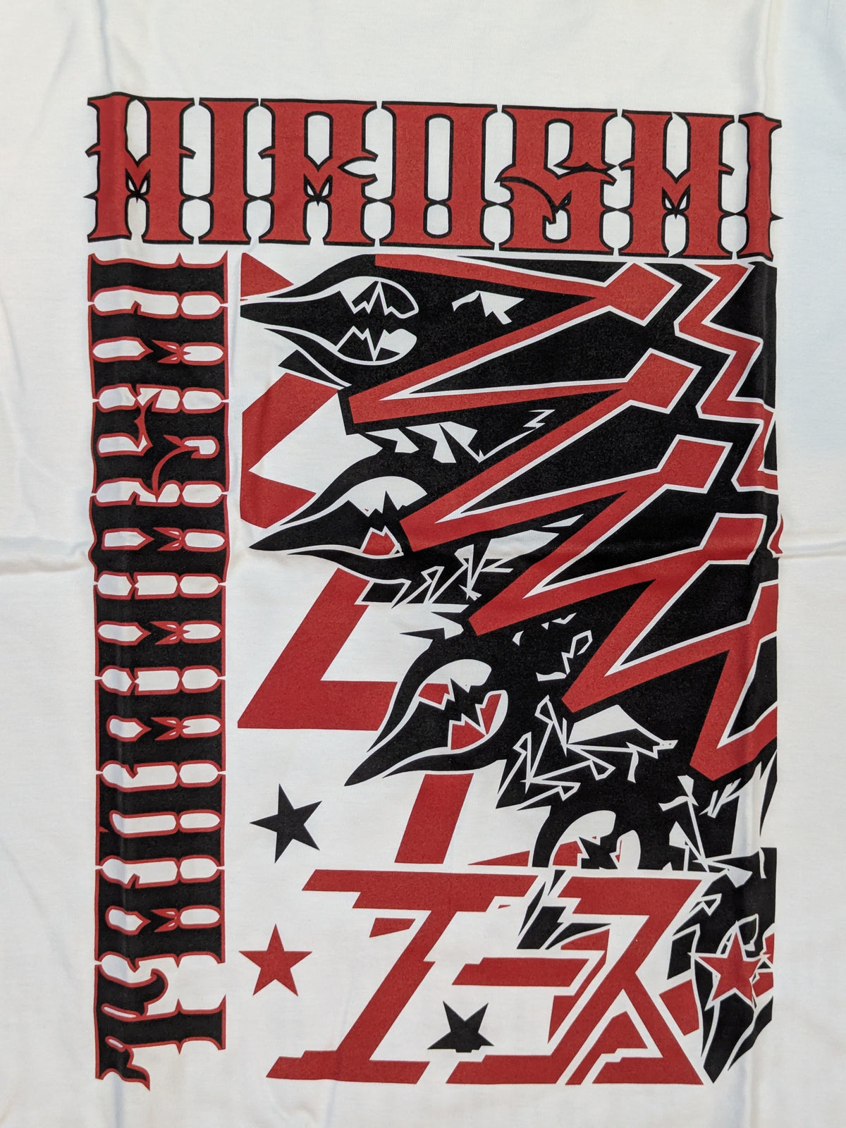 Hiroshi Tanahashi × Guts Dynamite Cabarres Collaboration T-Shirt (7) (White)