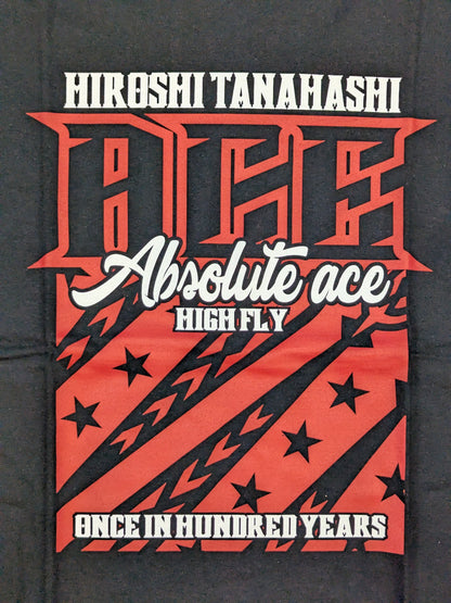Hiroshi Tanahashi × Guts Dynamite Cabarleys Collaboration T-Shirt (8) (Black)