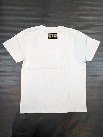 Hiroshi Tanahashi × Guts Dynamite Cabarleys Collaboration T-Shirt (9) (White)