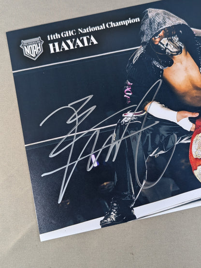 HAYATA 直筆サイン入り ポートレート(B-4)