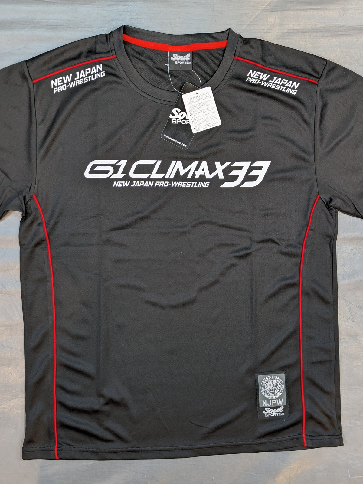 G1 CLIMAX 33 Tournament Commemorative SOUL SPORT Dry T-Shirt