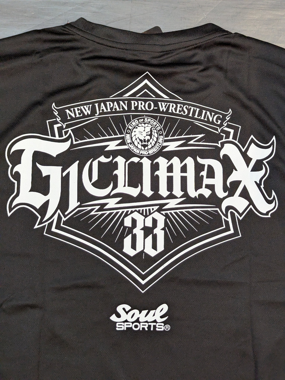 G1 CLIMAX 33 Tournament Commemorative SOUL SPORT Dry T-Shirt