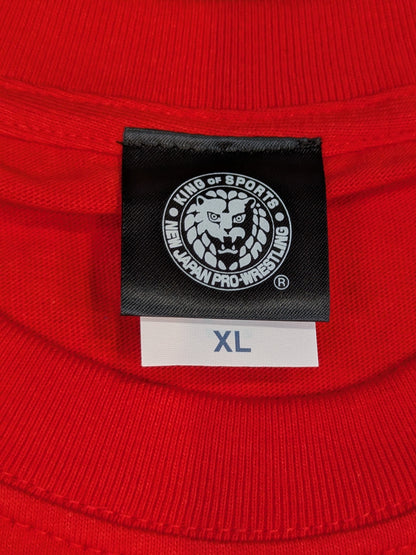 Tetsuya Naito 'CENTER OF THIS RING' T-shirt (2) (Red/2023)