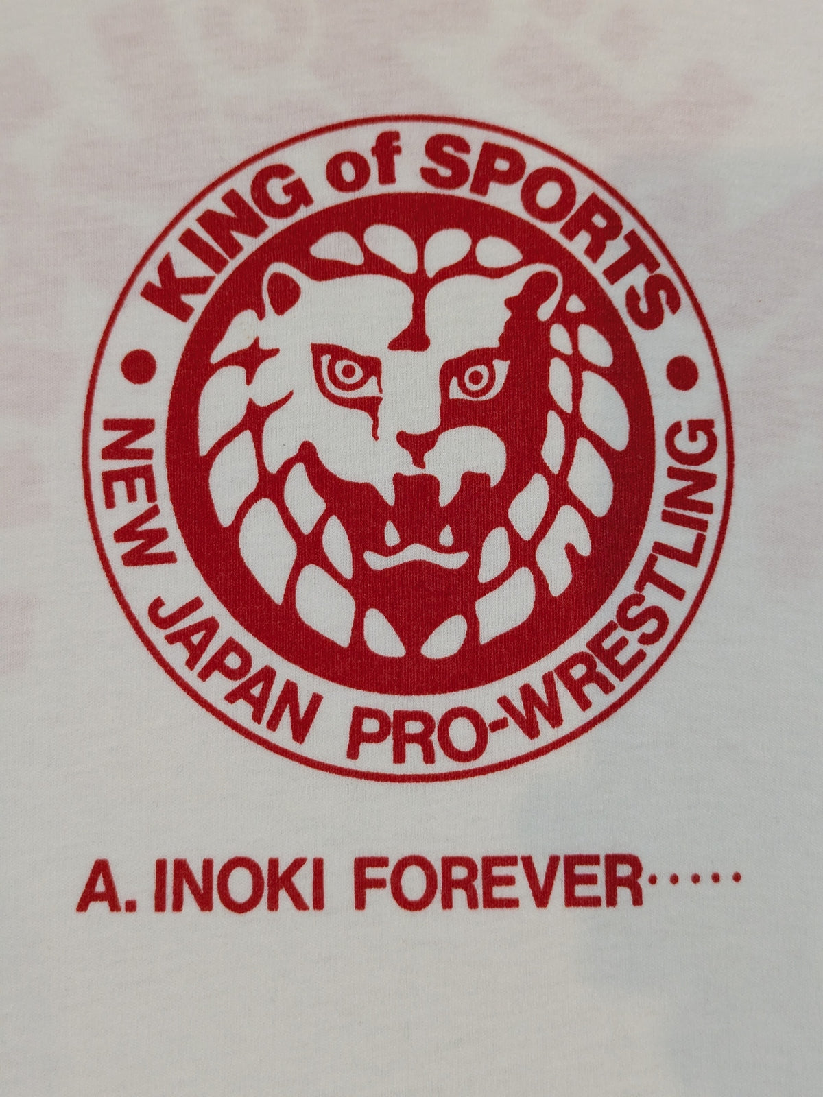 ★ ★ Original  Lion Mark  Classic Raglan T-Shirt (1) (White×Red)