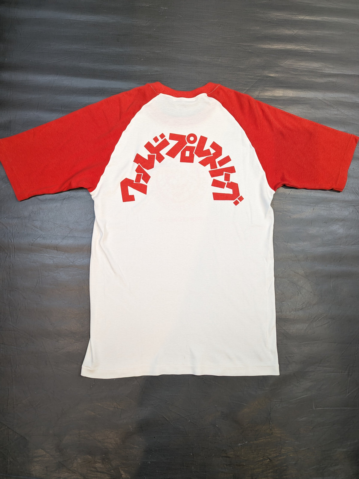 ★ ★ Original  Lion Mark  Classic Raglan T-Shirt (1) (White×Red)