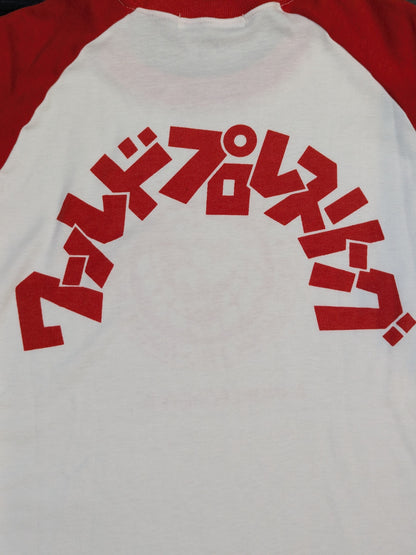 ★ ★ Original  Lion Mark  Classic Raglan T-Shirt (1) (White×Red)