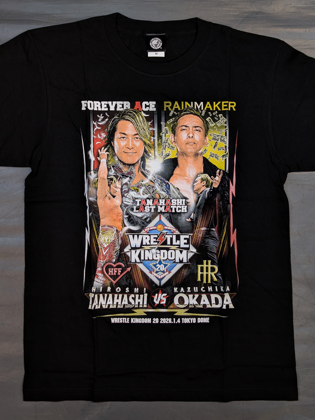 Hiroshi Tanahashi  vs Kazuchika Okada "WK20" Match Commemorative T-Shirt (2)