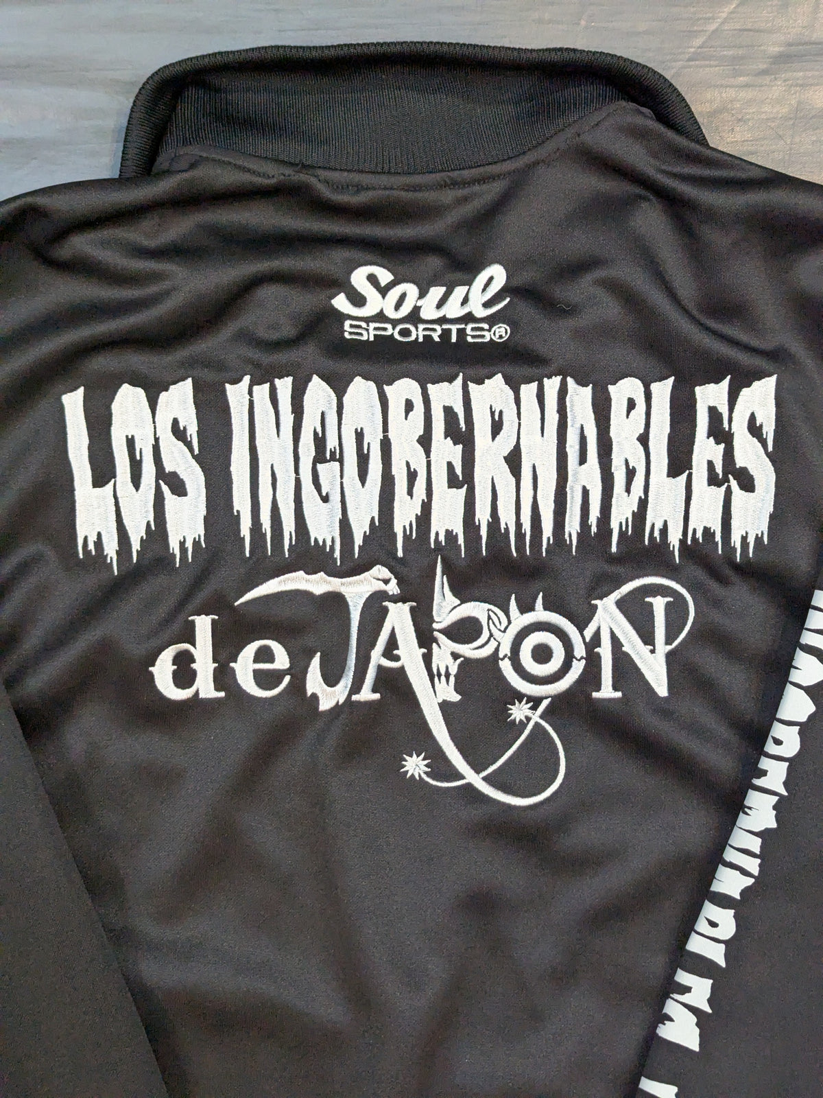 L.I.J× SOUL SPORTS Jersey Jacket (Black)