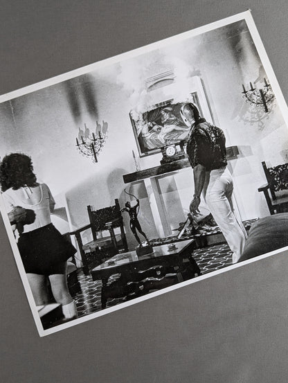 Mil Mascaras  Filming Black and White photo  5-Sheet Set