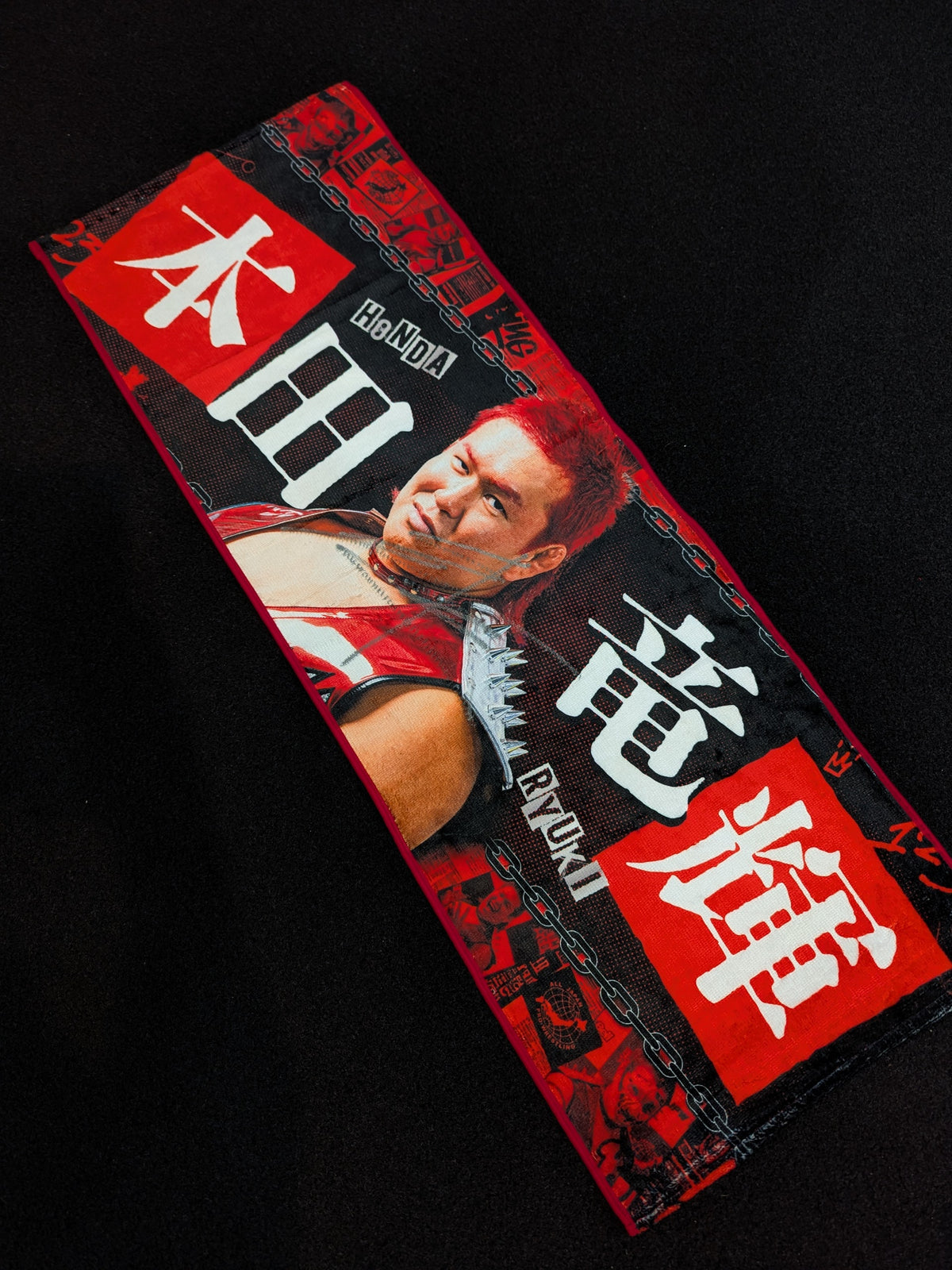 【hand signed autograph】 Ryuki Honda support towel