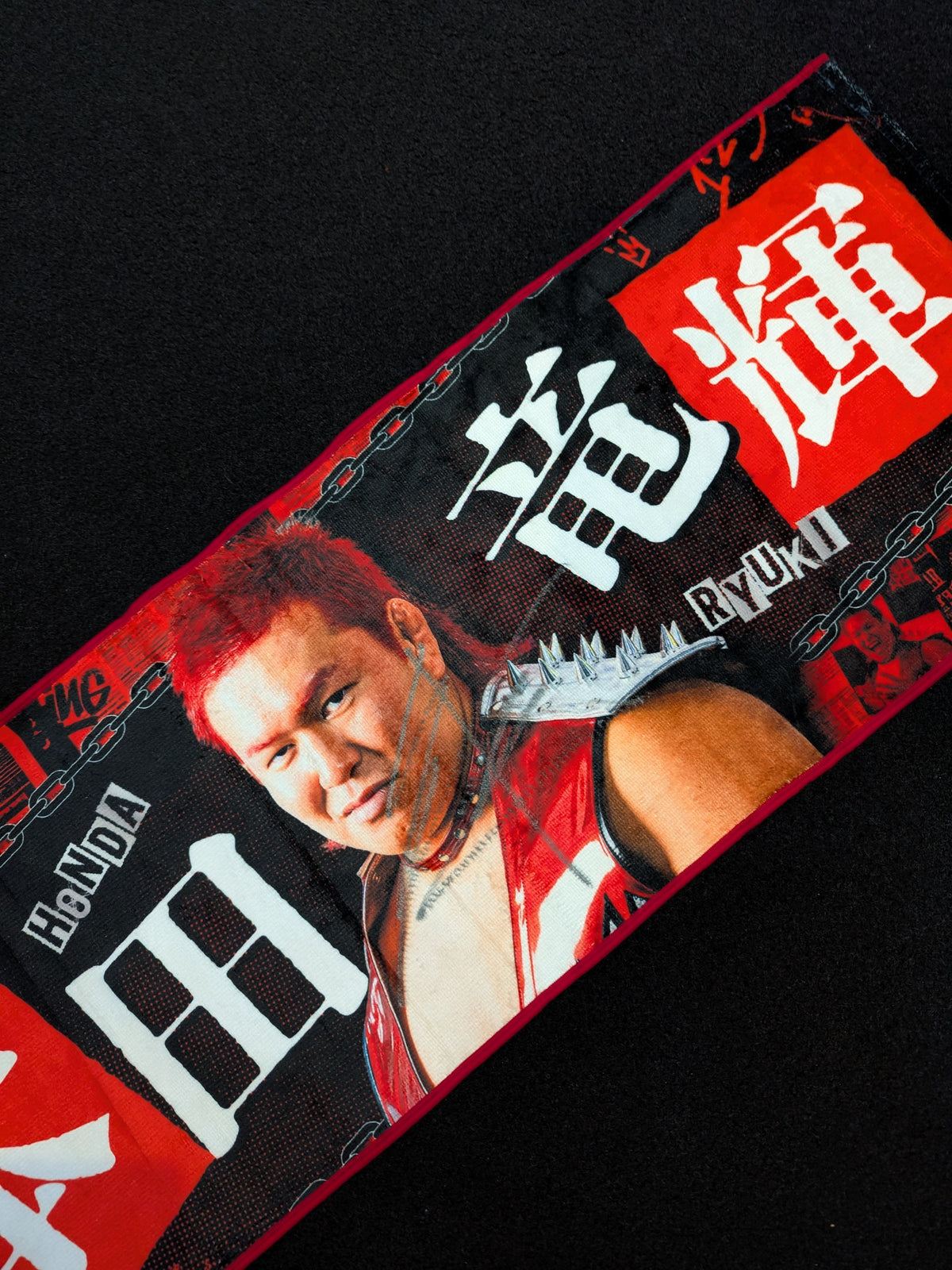【hand signed autograph】 Ryuki Honda support towel