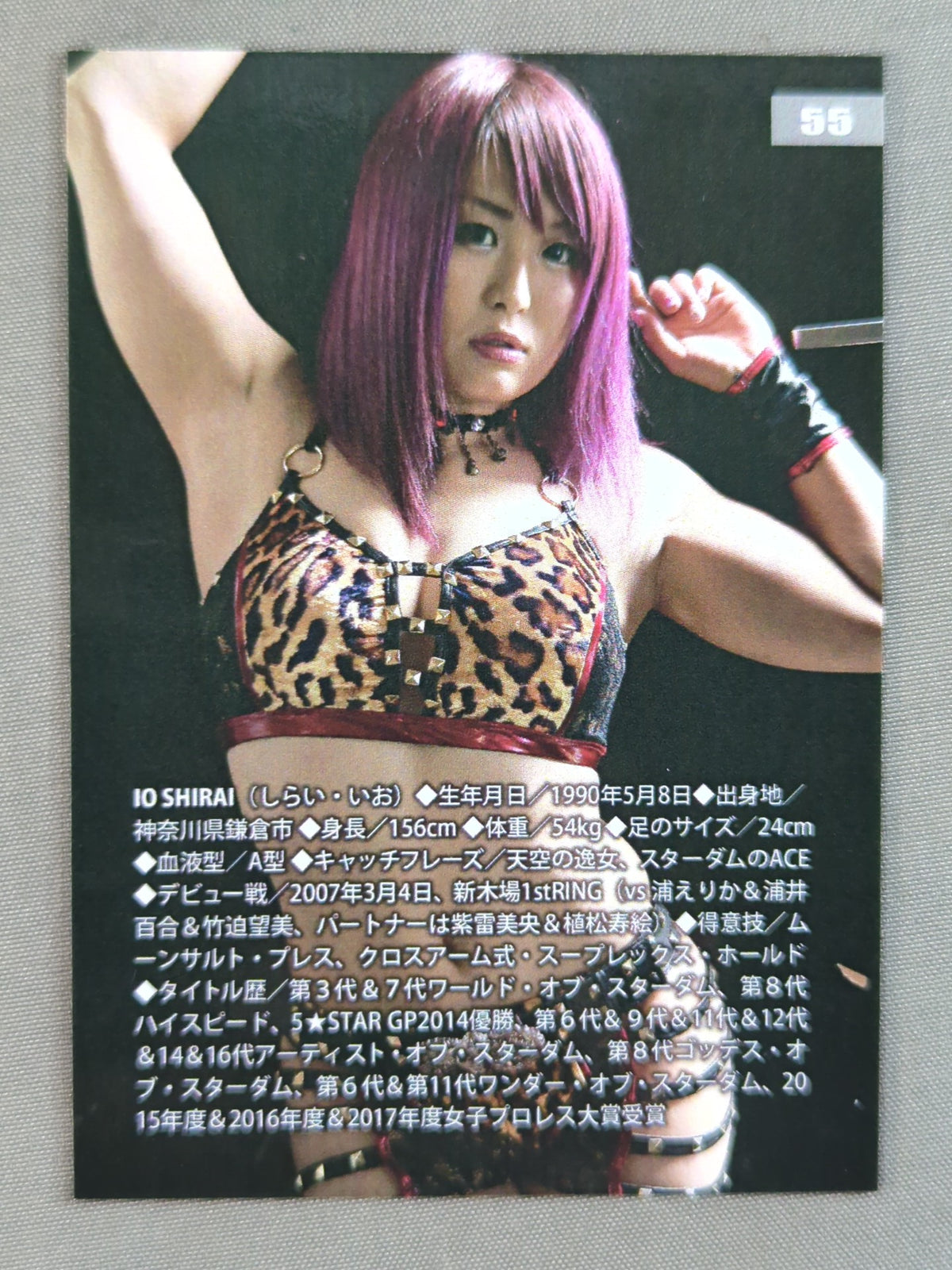 2018 STARDOM COLLECTION CARD Io Shirai (Iyo Sky) (55)