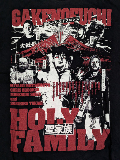 Cliff Edge Girls Pro Wrestling 'HOLY FAMILY' Picture T-Shirt