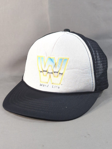 WWE ロゴメッシュキャップ(ブラック×ホワイト)
