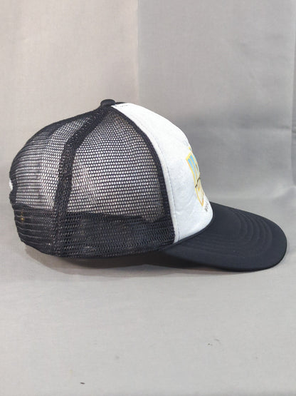 WWE Logo Mesh Cap (Black× White)