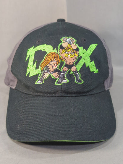 D-GENERATION X イラストキャップ①(WWE/ブラック×グレー)
