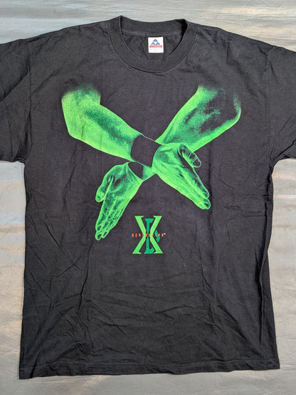 D-GENERATION X「TWO WORDS SUCK IT!」ピクチャーTシャツ(WWF(1998) / ブラック)