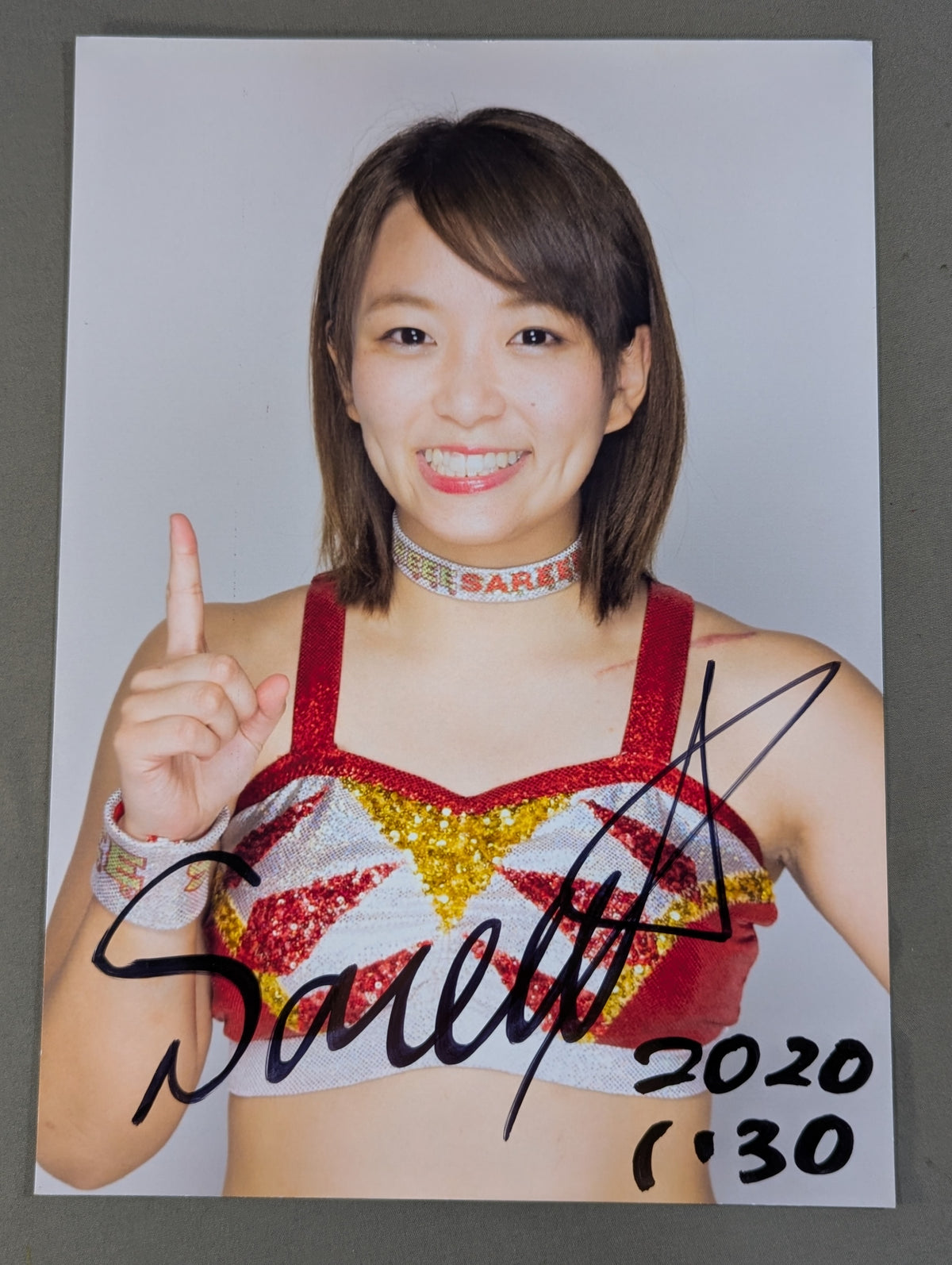 Sareee 直筆サイン入り ポートレート(G-7)