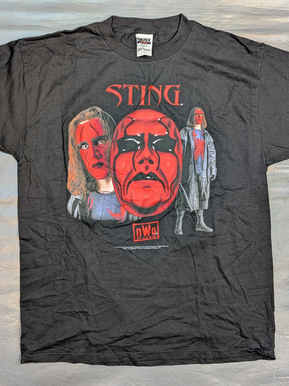 スティング「nWo ウルフパック」ピクチャーTシャツ①(WCW(1998) / ブラック)