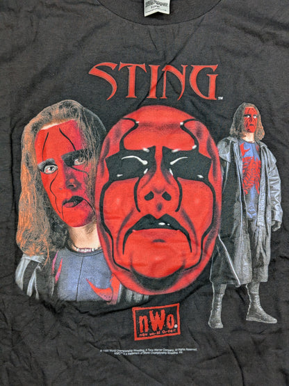 スティング「nWo ウルフパック」ピクチャーTシャツ①(WCW(1998) / ブラック)