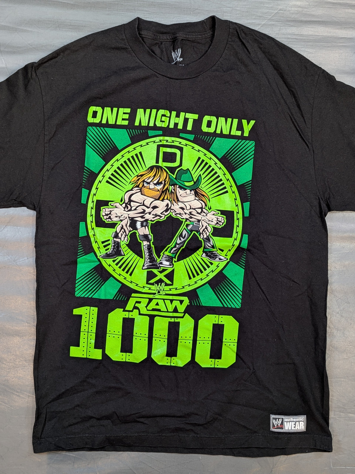 D-GENERATION X "RAW 1000" Illustration T-Shirt (WWE (2011) / Black)