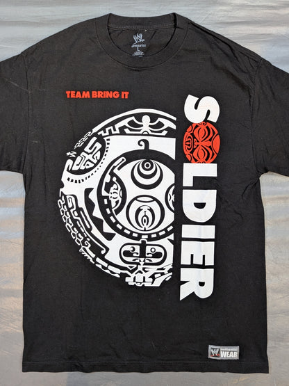 The Rock 'TEAM BRING IT SOLDIER' T-shirt (WWE (2011) / Black)