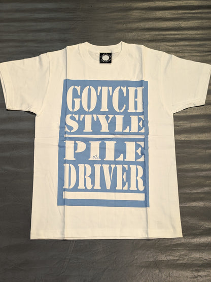 鈴木みのる「GOTCH STYLE PILE DRIVER」Tシャツ⑨(ホワイト)