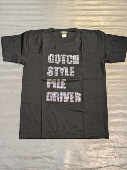 鈴木みのる「GOTCH STYLE PILE DRIVER」Tシャツ⑪(ブラック)