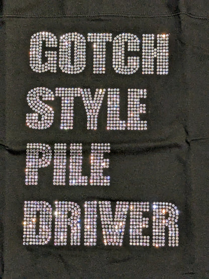 鈴木みのる「GOTCH STYLE PILE DRIVER」Tシャツ⑪(ブラック)