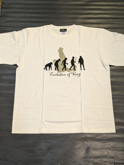 Minoru Suzuki "Evolution of KING" T-shirt (White)